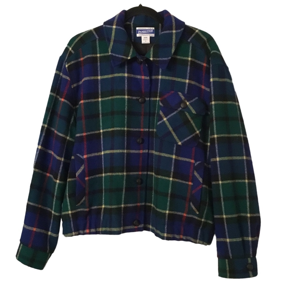 Pendleton Knockabouts Plaid Jacket Vintage XL